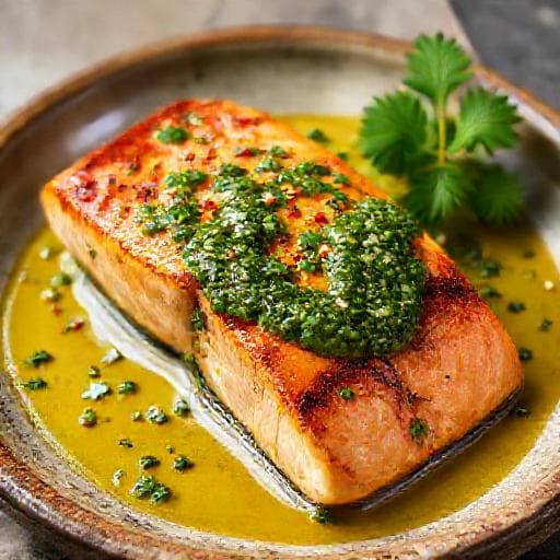 Klasični Losos s Chimichurri Umakom