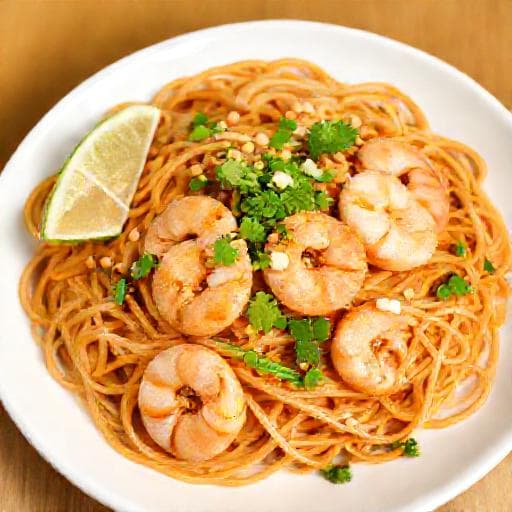 Klasični Pad Thai s Kozicama