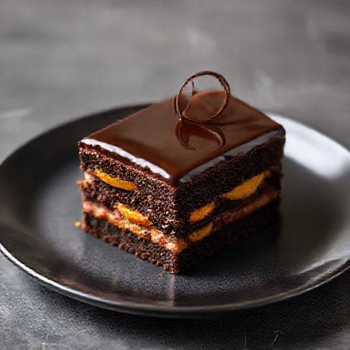 Sacher torta s kavom i narančom