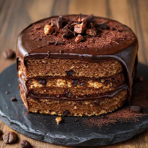Torta od oraha s čokoladom i kavom