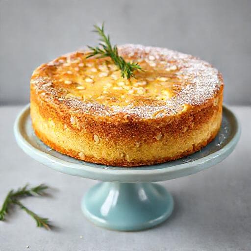 Torta od Badema s Limunom i Ružmarinom