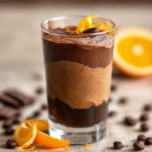 Čokoladni mousse s kavom i narančom