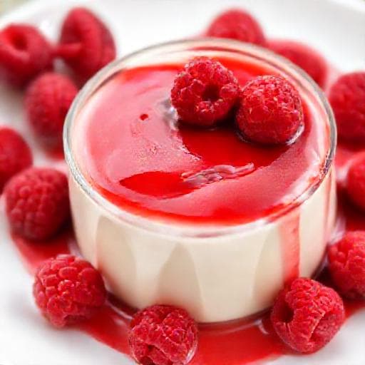 Klasična Panna Cotta s Malinama