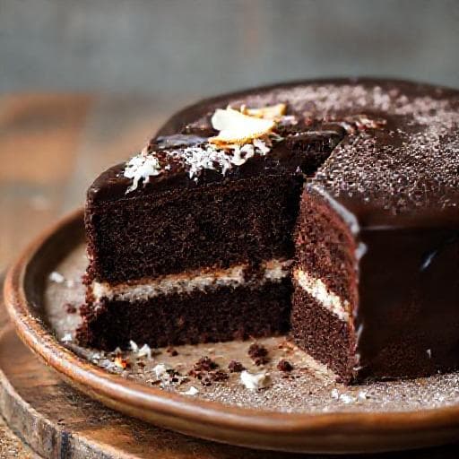 Klasična čokoladna torta s kokosom
