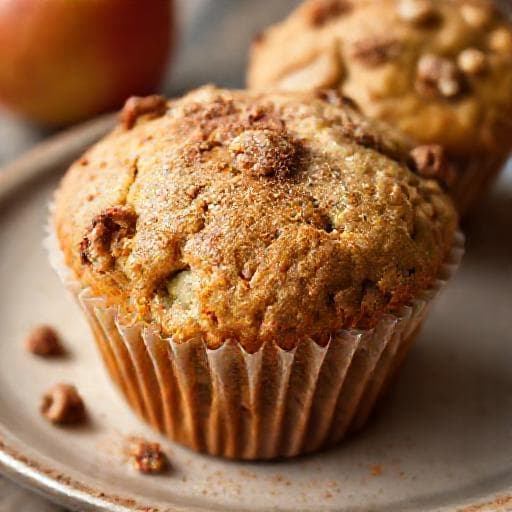 Muffini s jabukama, cimetom i orasima