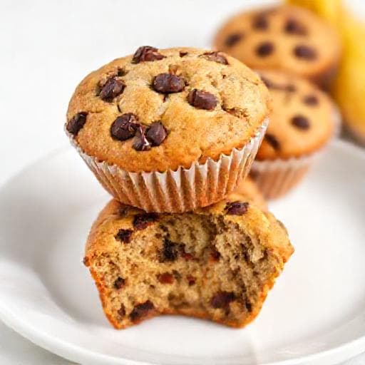 Brzi muffini s bananom i čokoladom