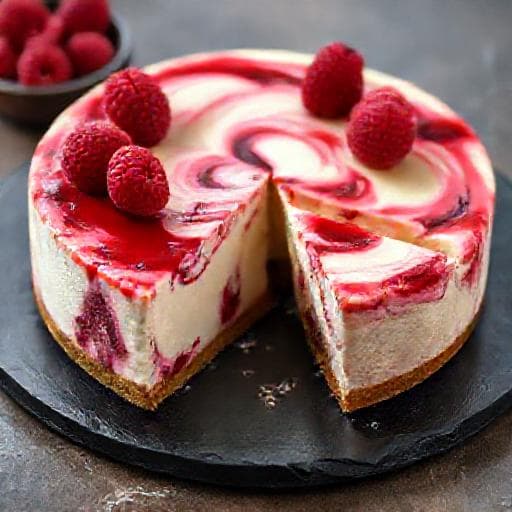 Cheesecake s Malinama i Bijelom Čokoladom