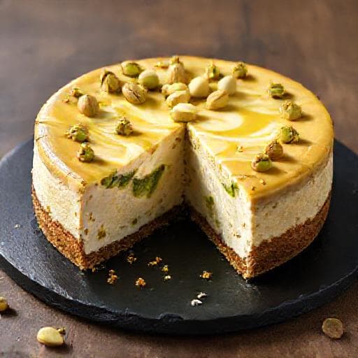Cheesecake s pistacijama i bijelom čokoladom