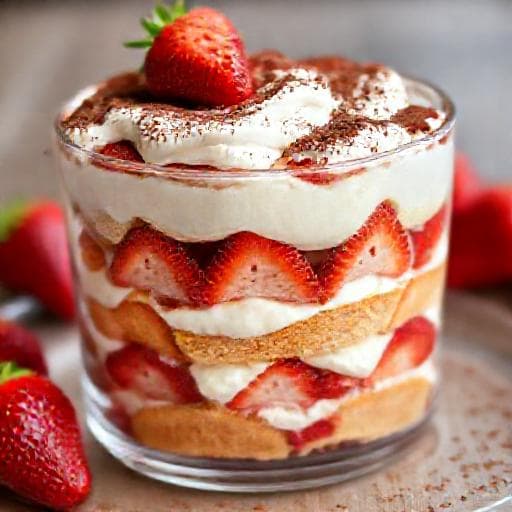 Klasični Tiramisu s Jagodama