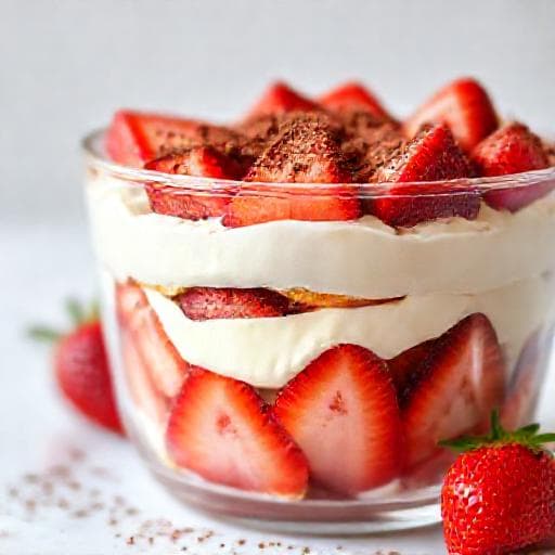 Brzi Tiramisu s Jagodama (bez jaja)