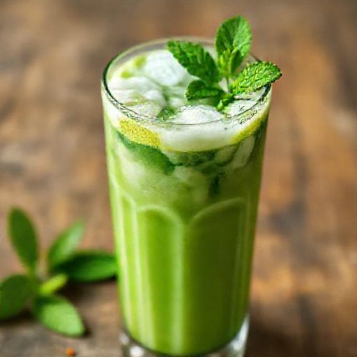 Hladni Matcha Latte s Kokosovim Mlijekom