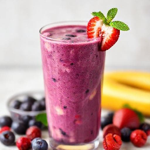 Klasični smoothie od banane i bobičastog voća