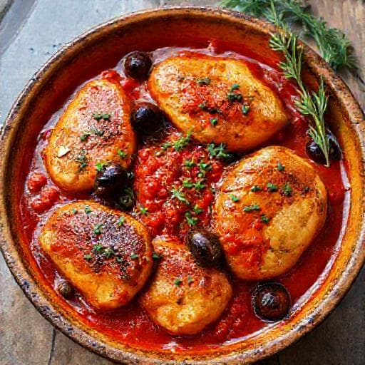 Piletina u Umaku od Rajčice s Mediteranskim Začinima