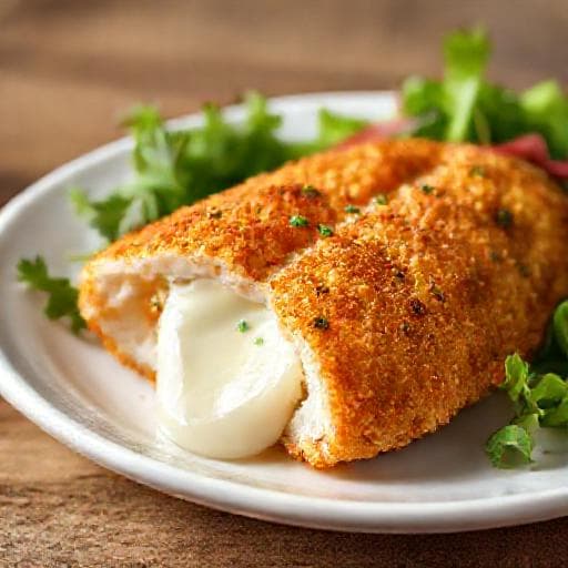 Klasični Pileći File Punjen Mozzarellom