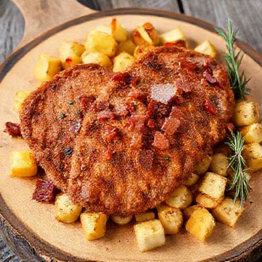 Ličke šnicle s krumpirom i slaninom
