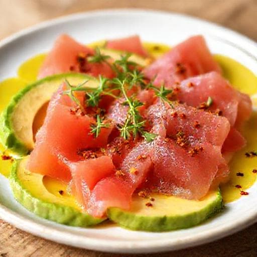 Brzi Carpaccio od tune s avokadom