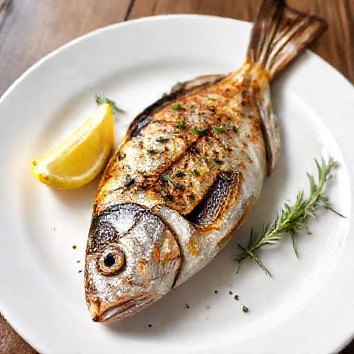 Brzi Zubatac na žaru s mediteranskim začinima