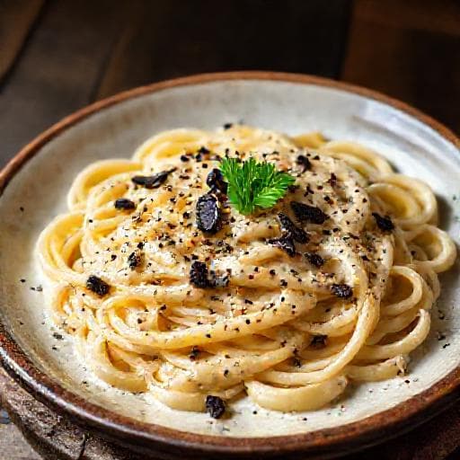 Pljukanci s tartufima (Classic Istrian Pasta with Truffles)