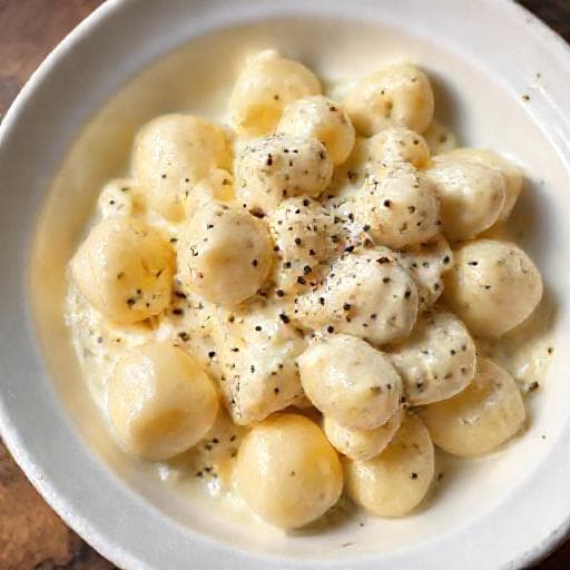 Njoki u Umaku od Gorgonzole (Classic Gnocchi with Gorgonzola Sauce)