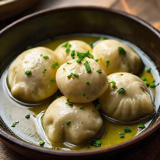 Savory Kuhani Štrukli with Herbs