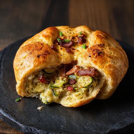 Bučnica with Smoked Bacon