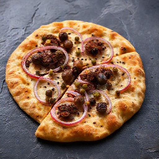 Viška Pogača with Capers and Olives