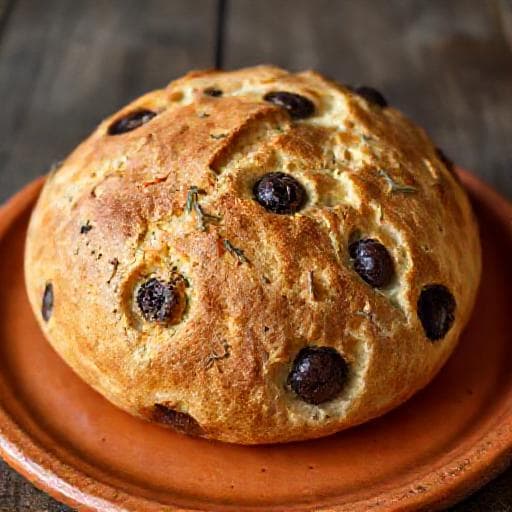 Pogača s Maslinama i Ružmarinom (Olive and Rosemary Bread)