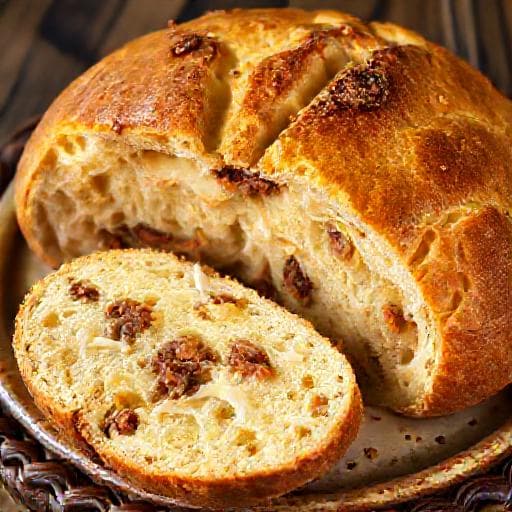 Pogača s Čvarcima i Sirom (Pork Crackling and Cheese Bread)