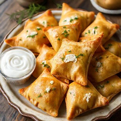 Pogačice sa Sirom i Biljem (Cheese and Herb Pastries)