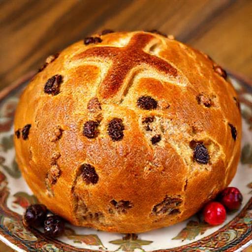 Pinca with Raisins and Walnuts