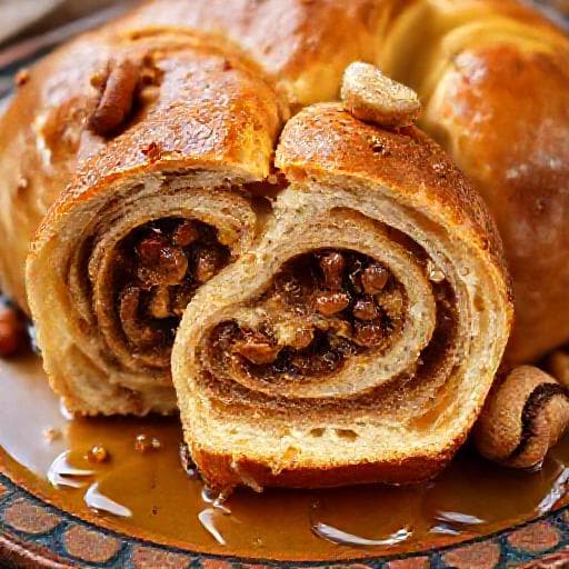 Povitica s Orasima i Medom (Honey Walnut Roll)