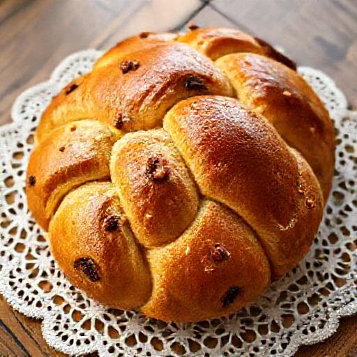Biskupski Kruh with Raisins and Walnuts