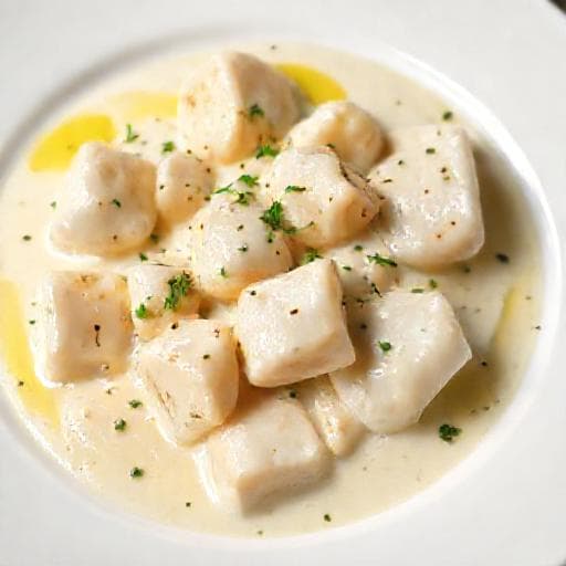 Istrian Bakalar na Bijelo (Cod in White Sauce)