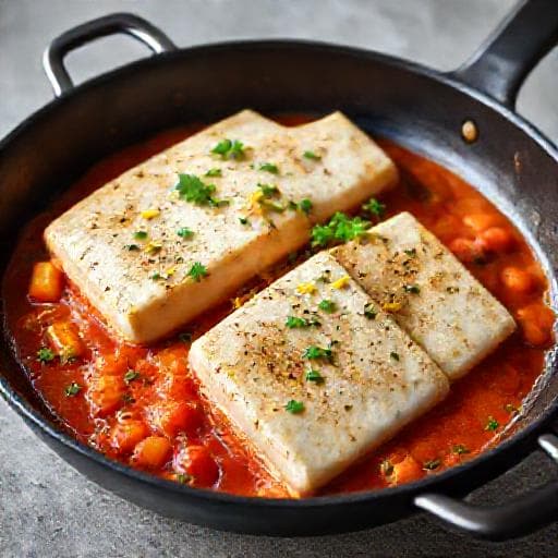Quick Skillet Bakalar na Crveno
