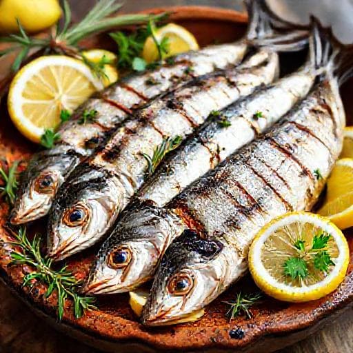 Sardele na gradele (Grilled Sardines)