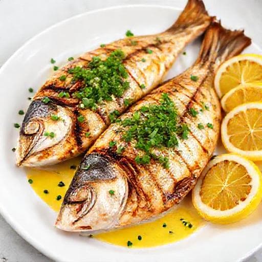 Quick Brancin na Gradele with Garlic and Parsley