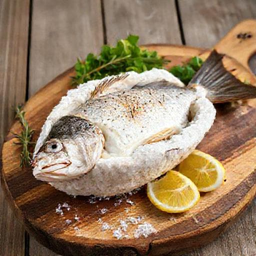 Classic Whole Fish Baked in Salt Crust