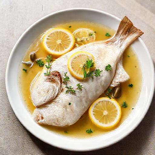 Riba na lešo (Classic Poached Fish)