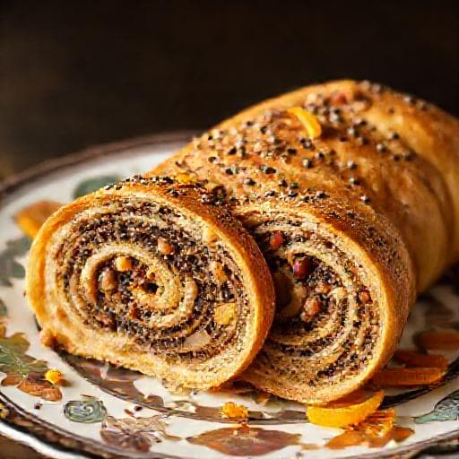 Makovnjača with Walnuts and Orange