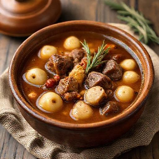 Istarska Supa with Gnocchi