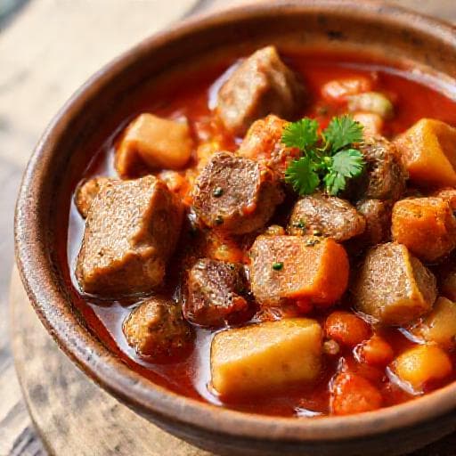 Quick Žgvacet with Pork