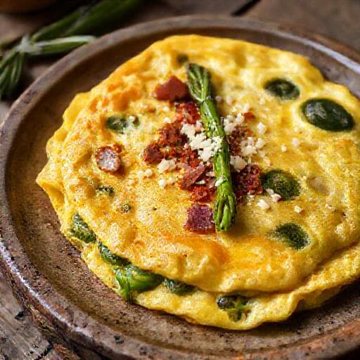 Fritaja sa šparogama (Traditional Asparagus Omelette)