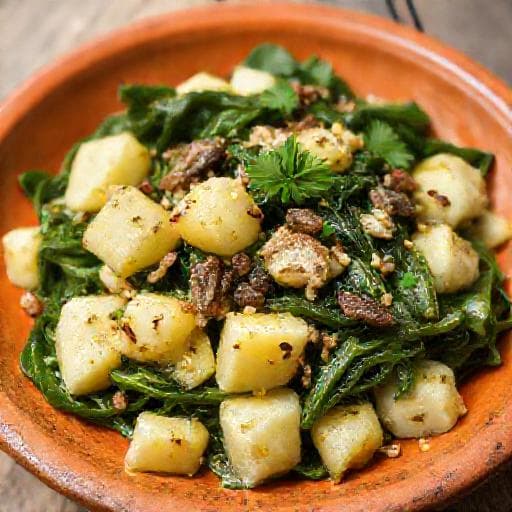 Blitva s Krumpirom with Anchovies