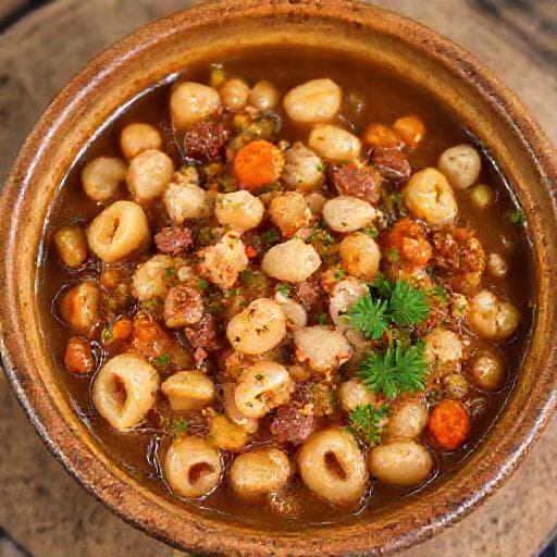 Pašta Fažol (Traditional Istrian Bean and Pasta Stew)
