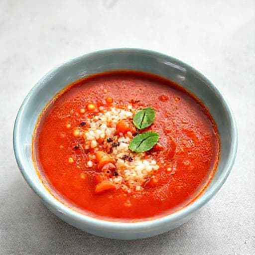 Quick Tomato and Rice Soup