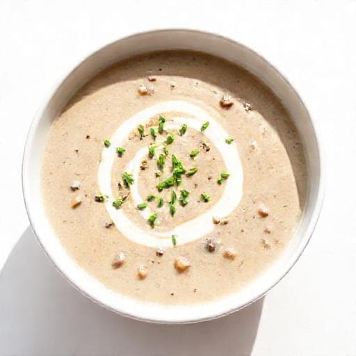 Quick Mushroom Cream Soup (Brza Krem juha od gljiva)