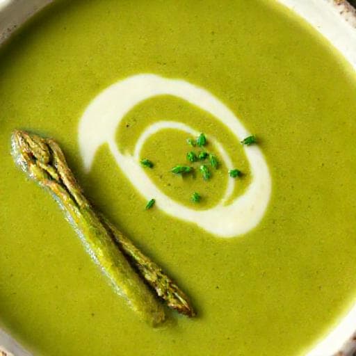 Traditional Cream of Asparagus Soup (Krem juha od šparoga)