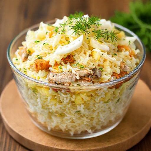 Quick 'Mimosa' Salad (Simplified Ruska Salata)