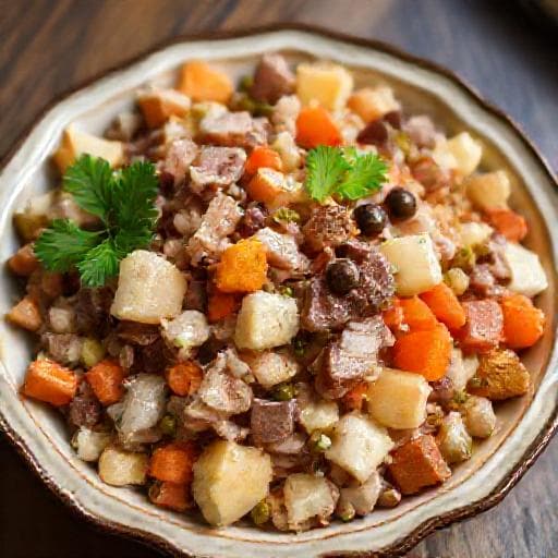 Hearty 'Stolichny' Salad (A Richer Ruska Salata)