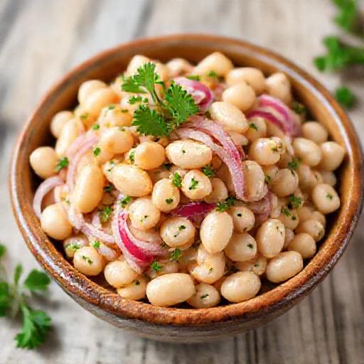 Classic Bean and Onion Salad (Salata od graha s lukom)